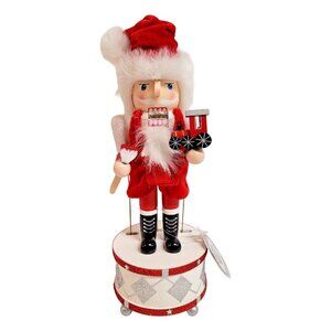 Nutcracker Santa Musical Workshop Christmas Nutcracker Drum Music Toy Movement